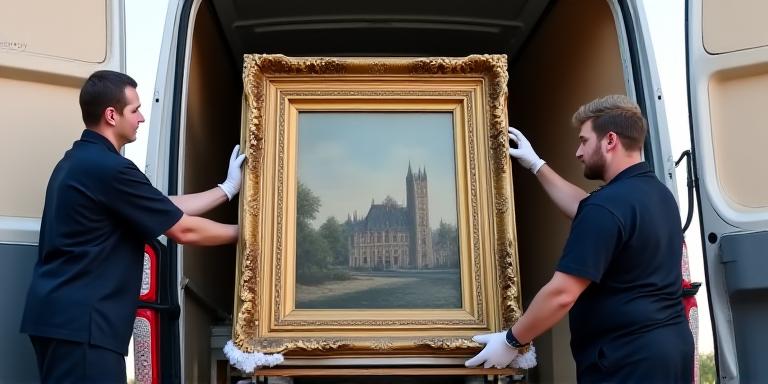 Zabezpieczanie dzieł sztuki do transportu